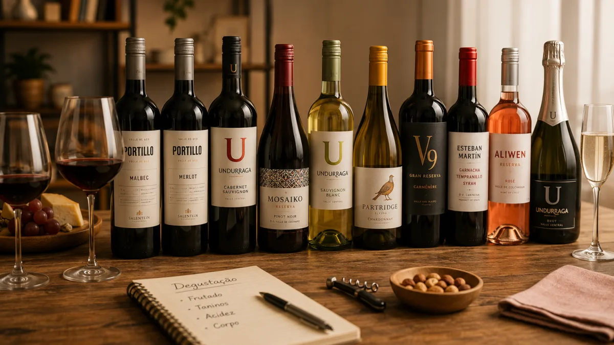Vinhos para iniciantes: 10 rótulos para descobrir qual estilo combina com você