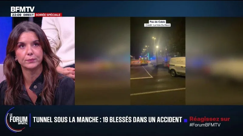 Tunnel sous la Manche: un accident entre un bus et un train fait au moins 19 blessés