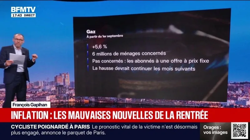 LES ÉCLAIREURS - Gaz, fruits et légumes, carburants... Ce qui va augmenter à la rentrée