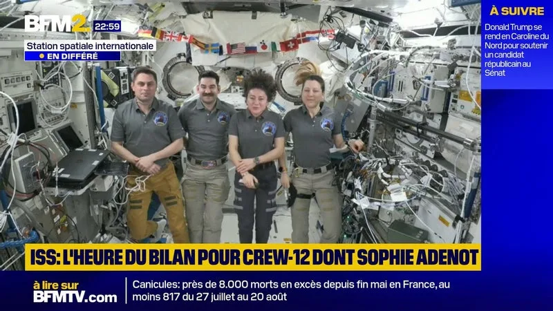 "Une expérience énorme": l'astronaute française Sophie Adenot revient sur ses sorties dans l'espace