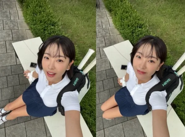고원희, 테니스에 푹 빠지더니 더 어려졌네..청량 동안 미모 “설레는 하루”