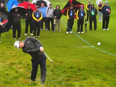 Joaquin Niemann leads wind-blown Irish Open at Doonbeg