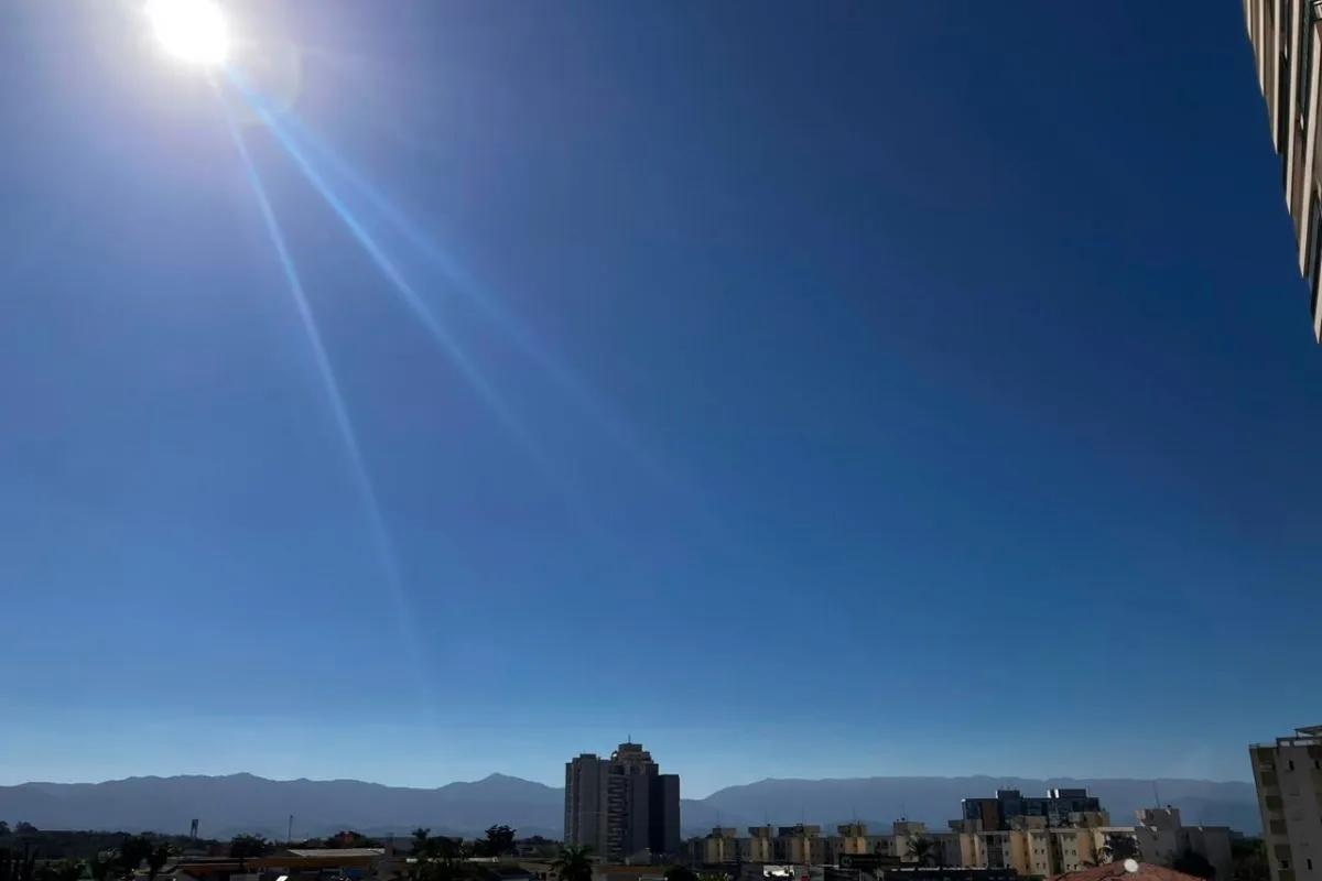 ‘Gangorra térmica’: Vale do Paraíba terá virada no tempo nesta semana e temperatura máxima pode chegar a 35°C