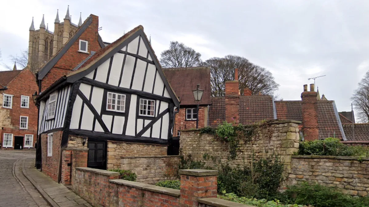 Lincoln's Crooked House was nearly demolished; hidden timber frame saved it