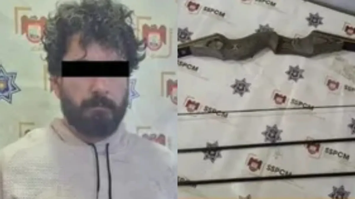 Hombre ataca a policías con arco de cacería en Tijuana y termina detenido: su mamá lo denunció