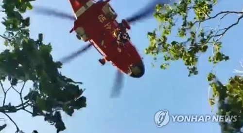 강원 산악사고 잇따라…설악산서 낙석 맞은 등산객 2명 구조