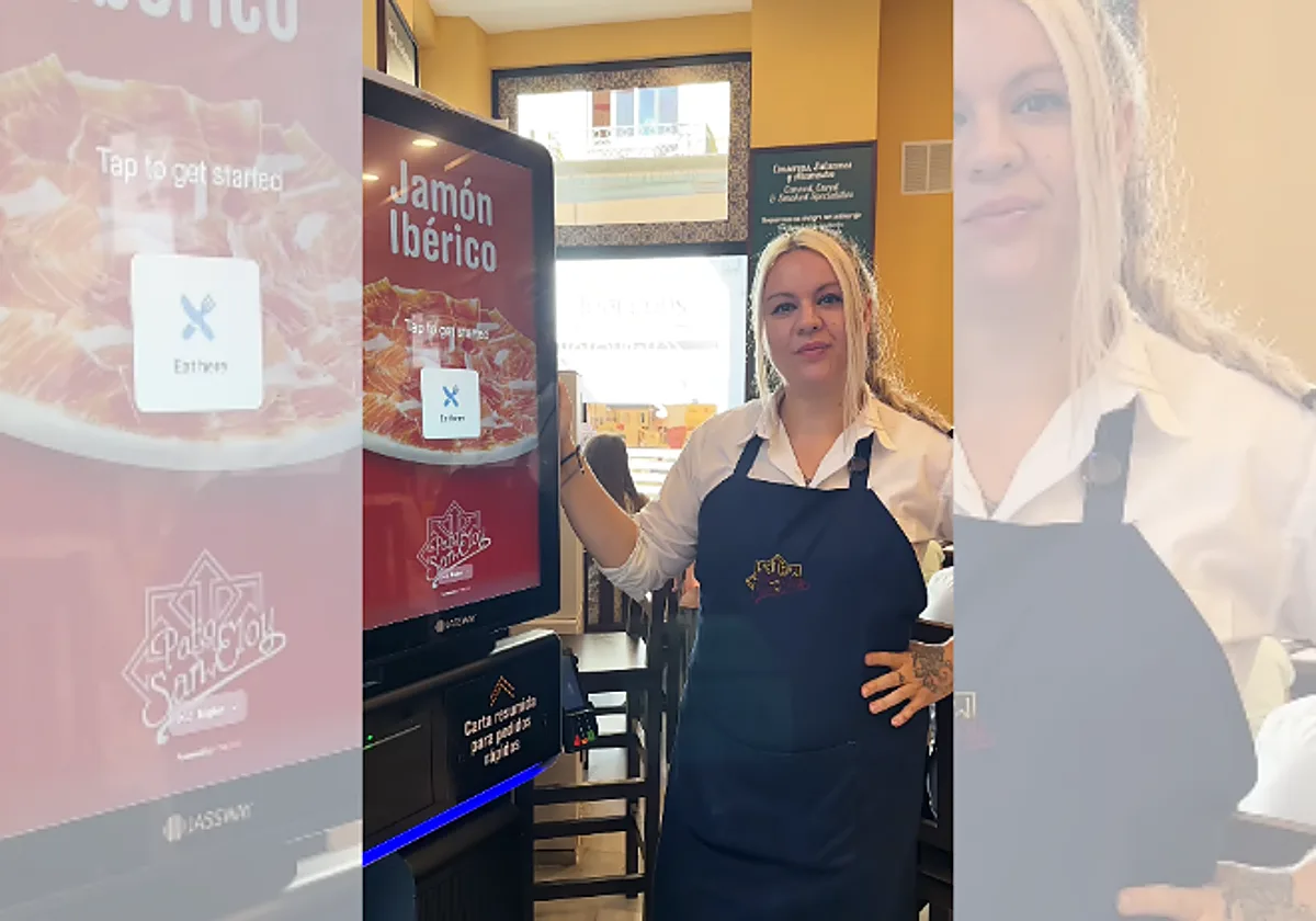 El Patio San Eloy estrena una máquina para pedir tapas: «Una forma más rápida de elegir cuando hay mucha gente»