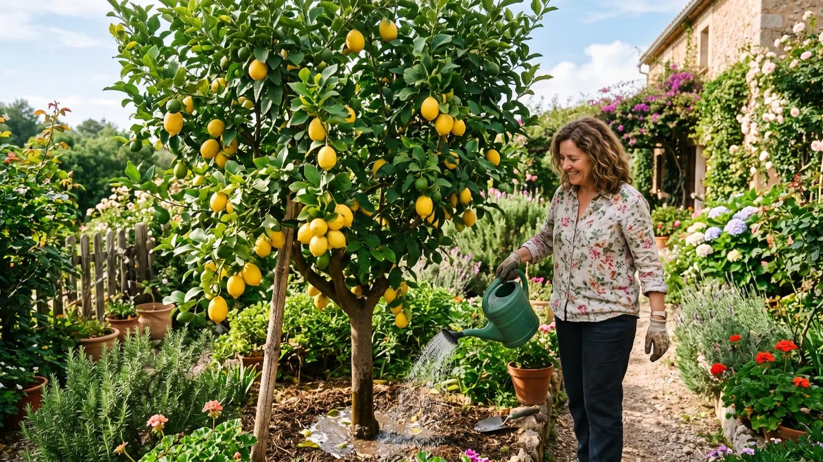 Cinco fertilizantes caseros que los jardineros recomiendan para tener un limonero XXL: se hacen con residuos