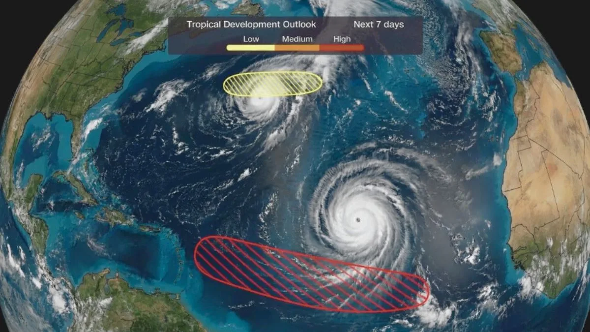 Depressão tropical ganha ‘nome’ e se forma em breve no Atlântico; saiba como a terceira grande tempestade de 2026 deve atuar