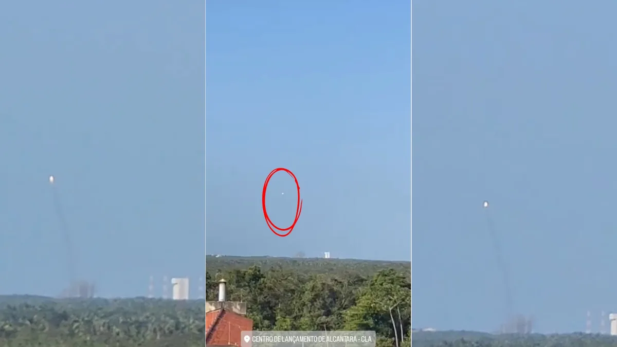Foguete sul-coreano é lançado no Maranhão quase oito meses após explosão, mas voo é interrompido