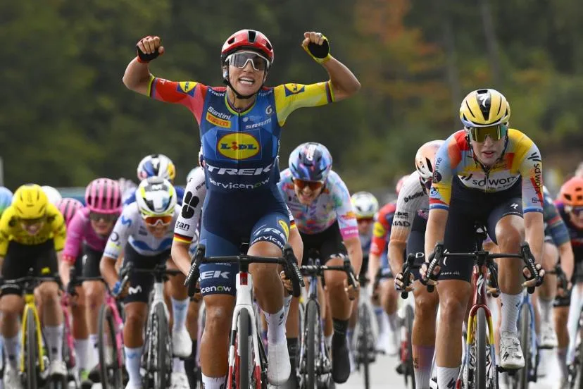 Elisa Balsamo s'impose au sprint sur la Classic Lorient Agglomération devant la spécialiste Mischa Bredewold