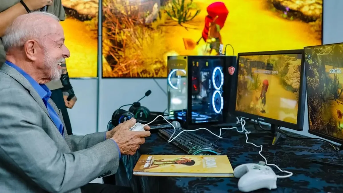 Lula testa game baiano sobre Canudos ao sancionar Marco dos Games
