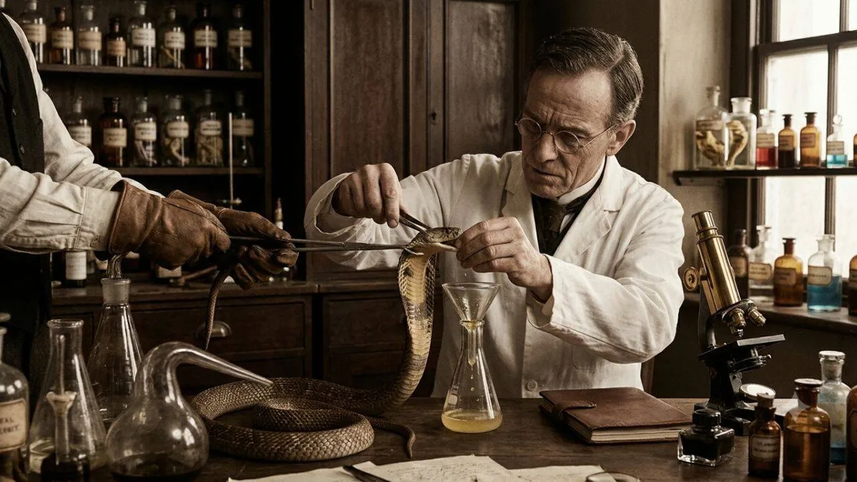 In 1894, two scientists used snake venom to create the first antivenoms