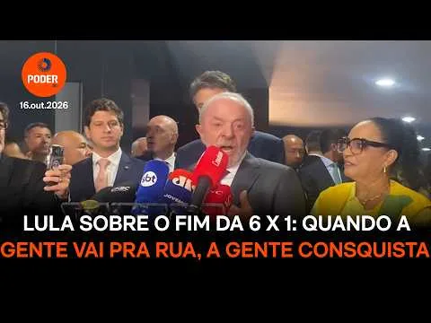 “É uma conquista do povo brasileiro”, diz Lula sobre fim da 6 X 1