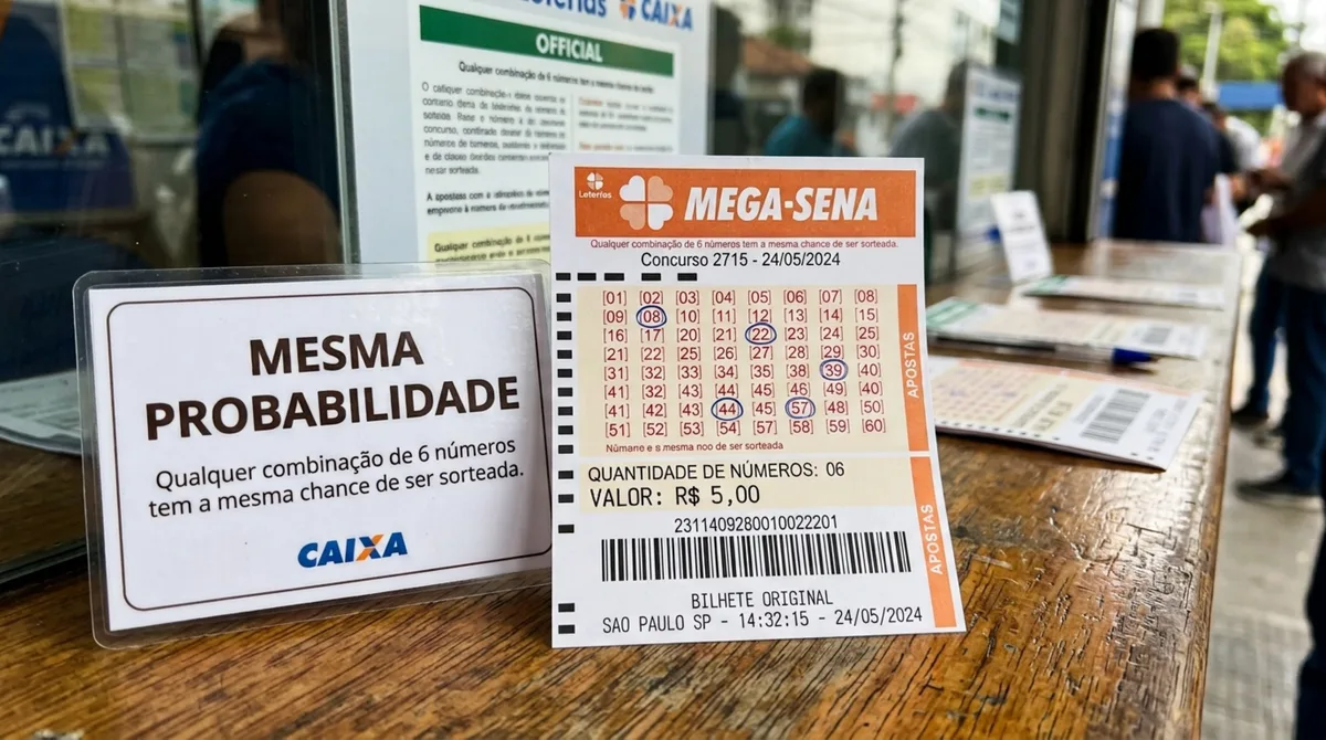 A psicologia explica por que pessoas que equilibram números pares e ímpares na Mega-Sena sentem que fizeram uma aposta mais inteligente, mesmo que o volante não consiga prever o sorteio