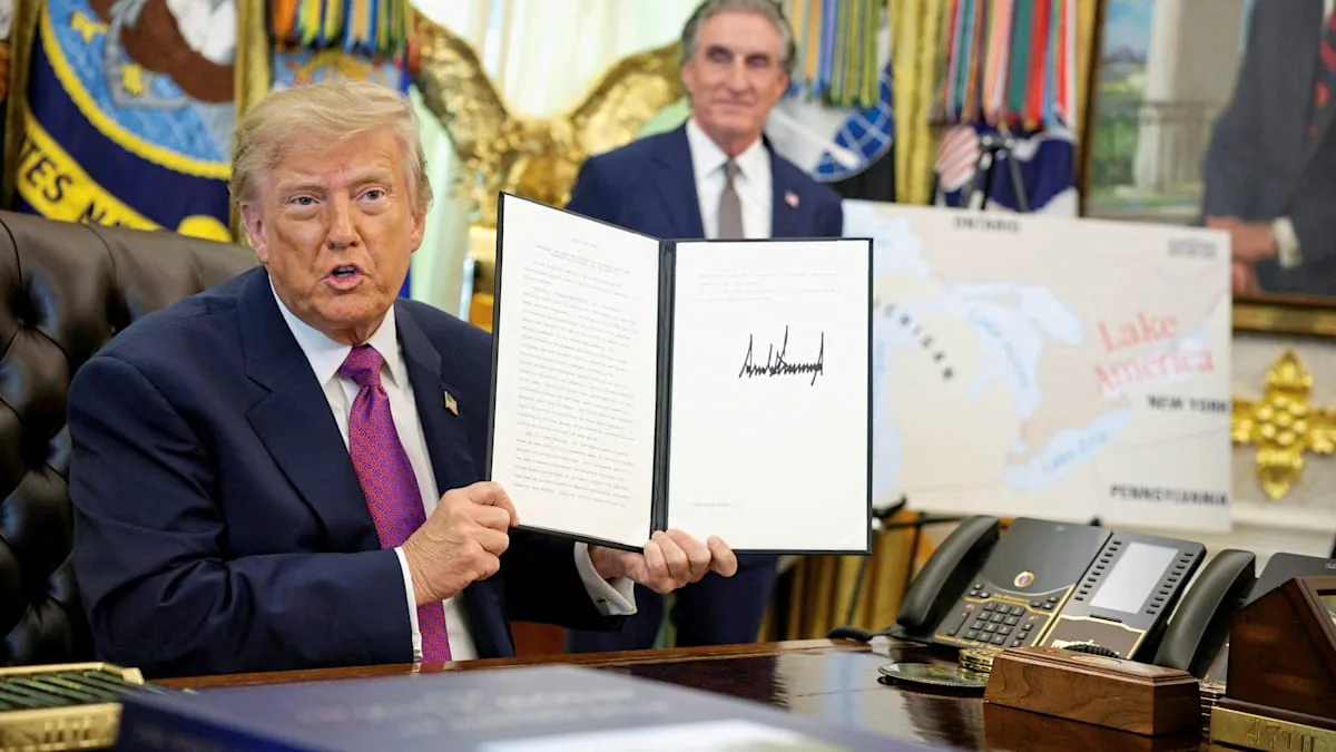 Trump ordnet Umbenennung des Ontariosees in „Lake America“ an – Carney kontert auf X