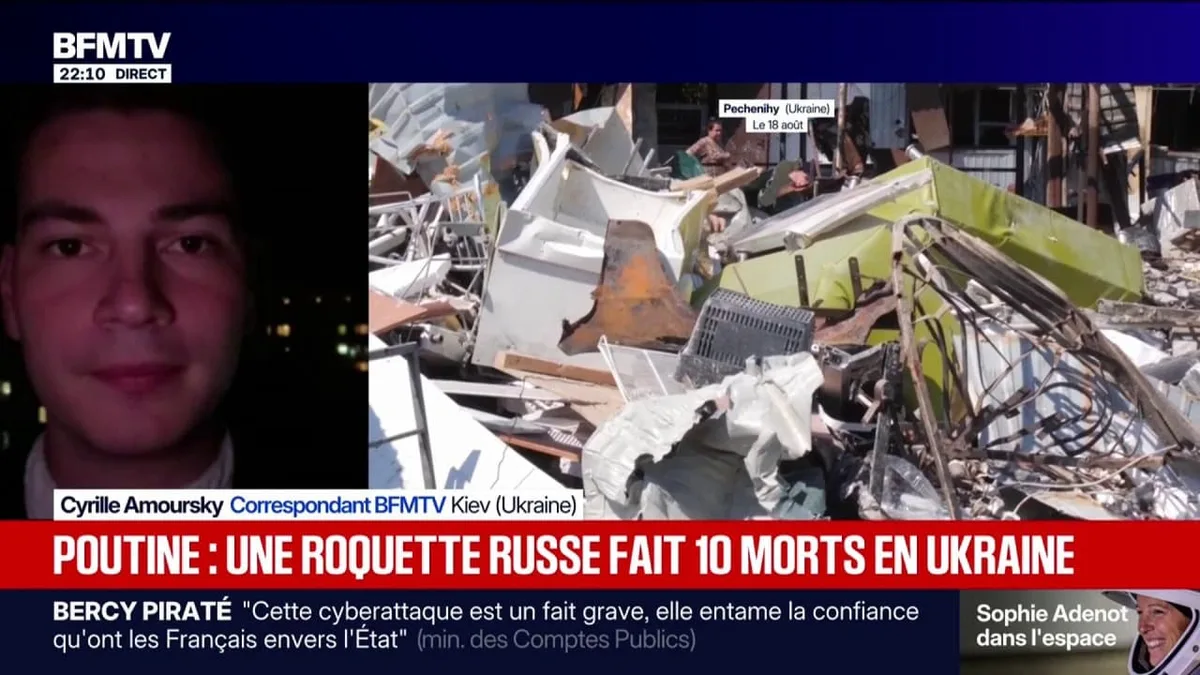 Guerre en Ukraine: une frappe russe a fait 10 morts dans la région de Kharkiv