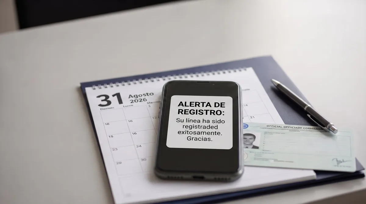 Este es el tiempo máximo en que deben reestablecer tu línea si la registraste después del plazo y la cancelaron