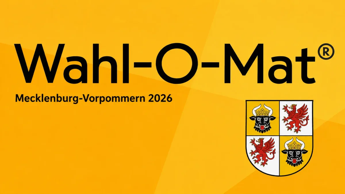 Wahl-O-Mat: Welche Partei steht Ihnen bei der Wahl in Mecklenburg-Vorpommern am nächsten?