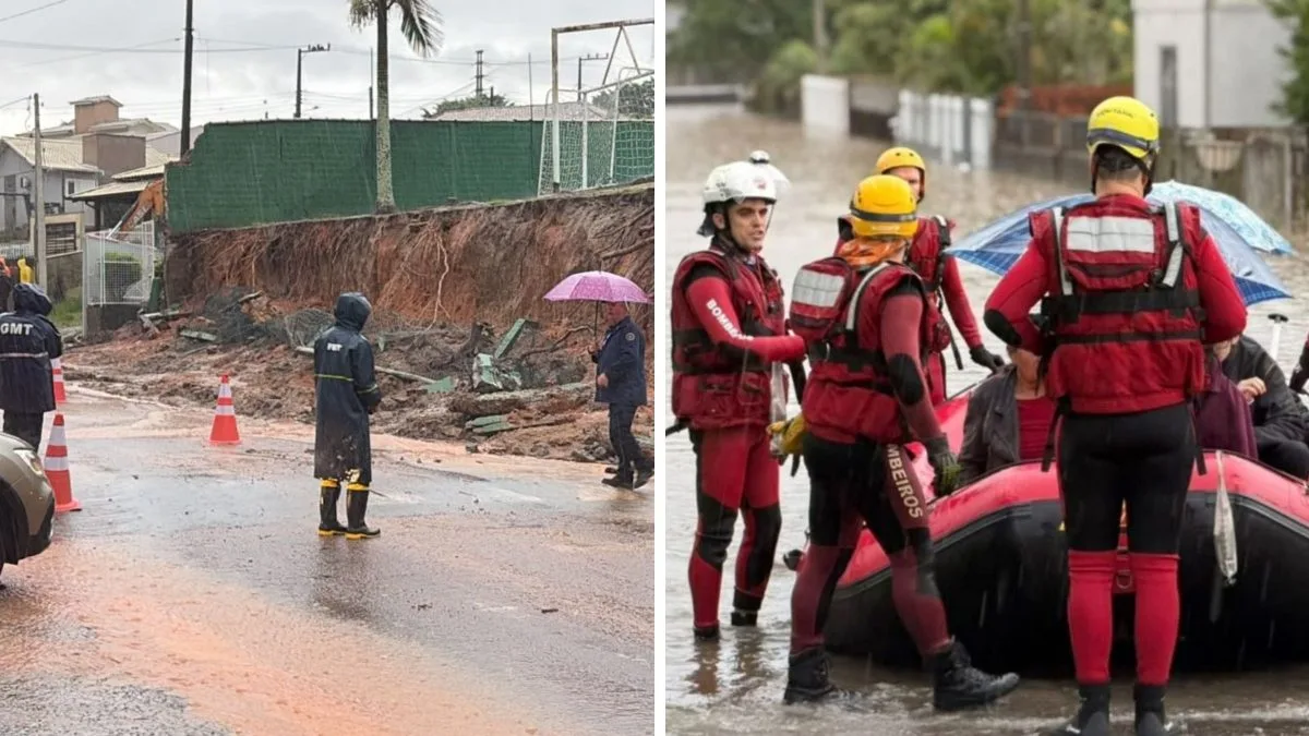 Chuvas intensas deixam centenas de desalojados e provocam alagamentos em ao menos 20 municípios de SC