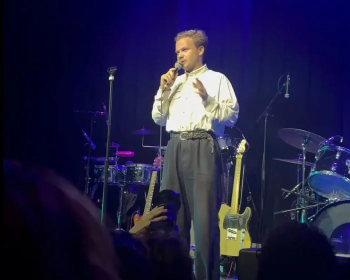 Geordie Greep denies sexual assault allegations from stage in Vancouver