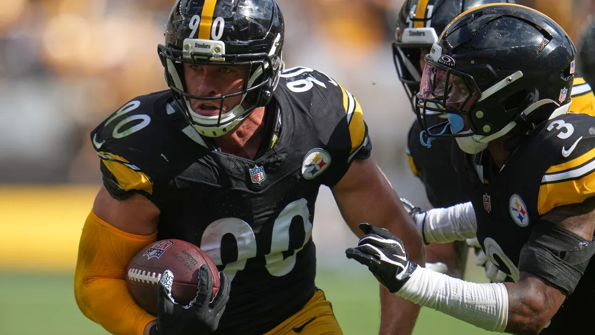 T.J. Watt's late pick-6 pushes sluggish Steelers past injury-laden Falcons 20-13