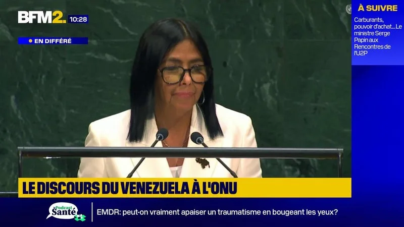 "Il y aura des élections au Venezuela", promet la présidente Delcy Rodriguez devant l’ONU
