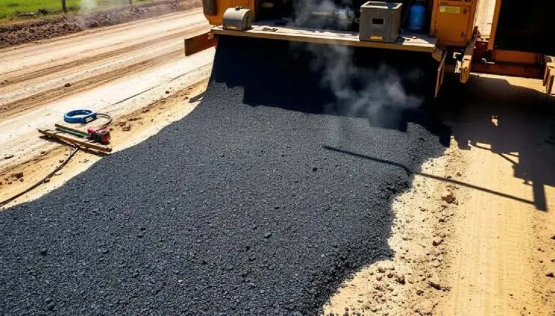 Realizan trabajos de mantenimiento vial en la Comunidad Bicentenario