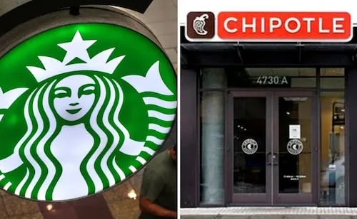 Starbucks estudia comprar Chipotle, reporta Financial Times; la cadena mexicana tiene un valor de mercado cercano a los 39 mil mdd