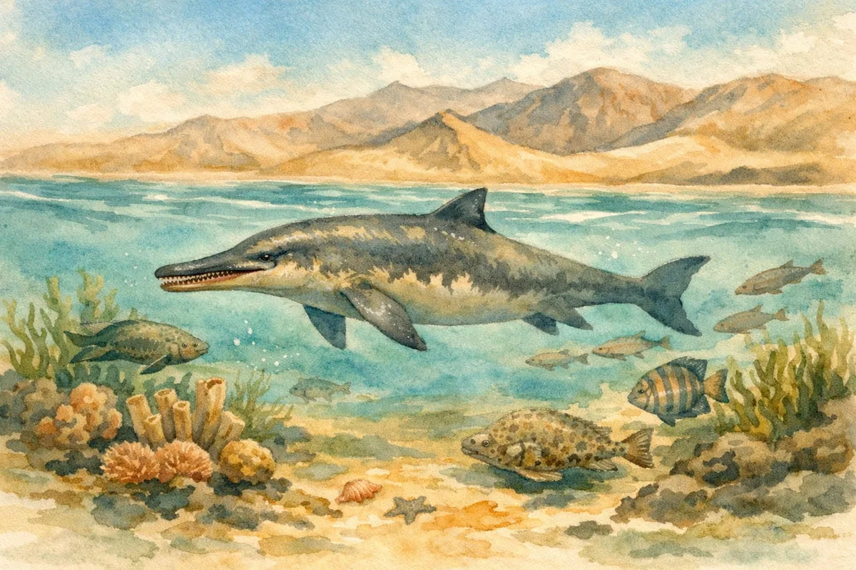 Descubren en Ica el fósil de una especie de delfín que vivió hace 14 millones de años y alcanzaba tres metros de largo