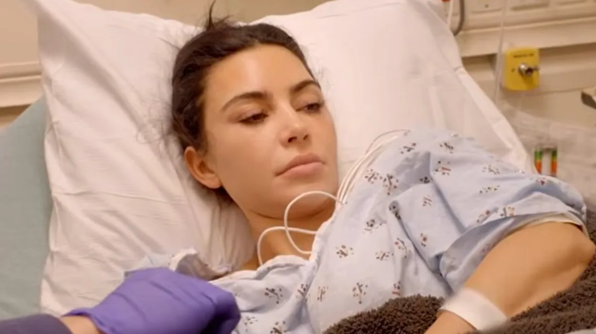 Kim Kardashian se mostró desde el hospital y habló por primera vez de su problema de salud