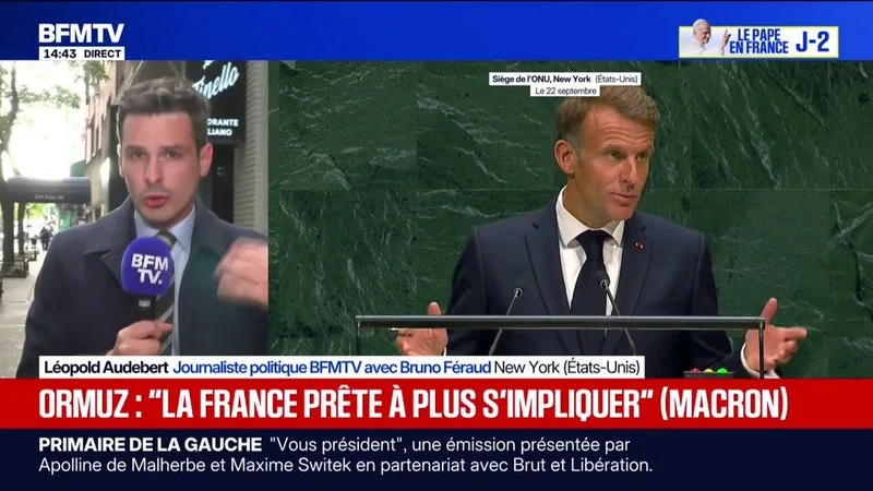 Détroit d'Ormuz: "La France prête à plus s'impliquer"
