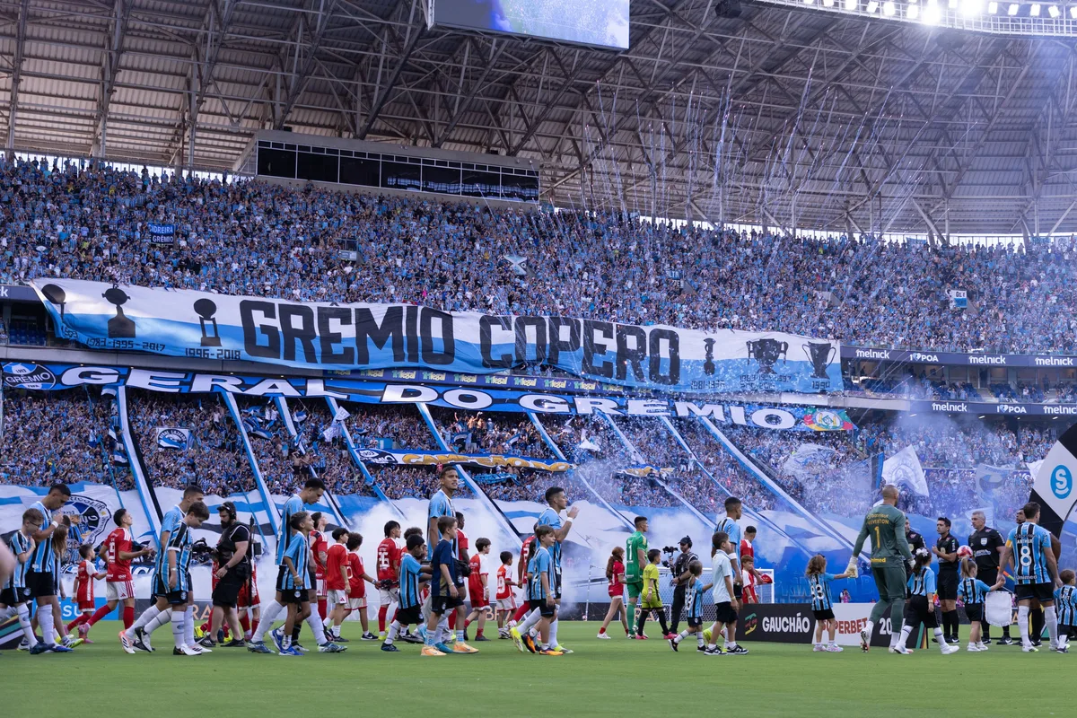 Grêmio espera maior público do ano na Arena no Gre-Nal da Copa do Brasil