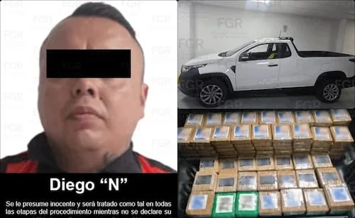 Vinculan a proceso a conductor detenido con 217 kilos de cocaína en Tlalpan; lo ingresan al Reclusorio Preventivo Varonil Sur