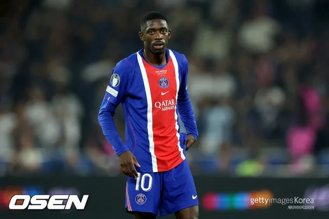'유리몸'에서 발롱도르 위너로...PSG, 뎀벨레와 2년 연장 계약 추진 '절대 안 놓친다'