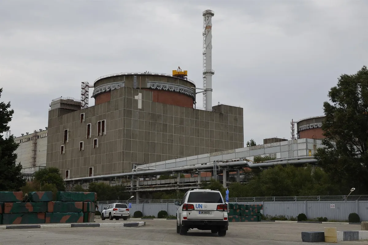 La OIEA reportó tres incidentes con drones en la central nuclear de Zaporiyia