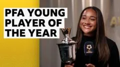 'Super proud' - Smith wins consecutive PFA young player of the year
