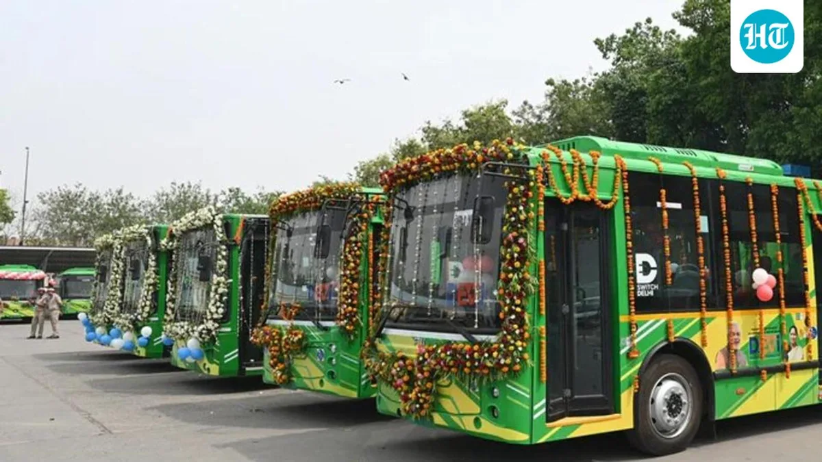 From yellow-green to electric blue: Delhi’s changing bus landscape