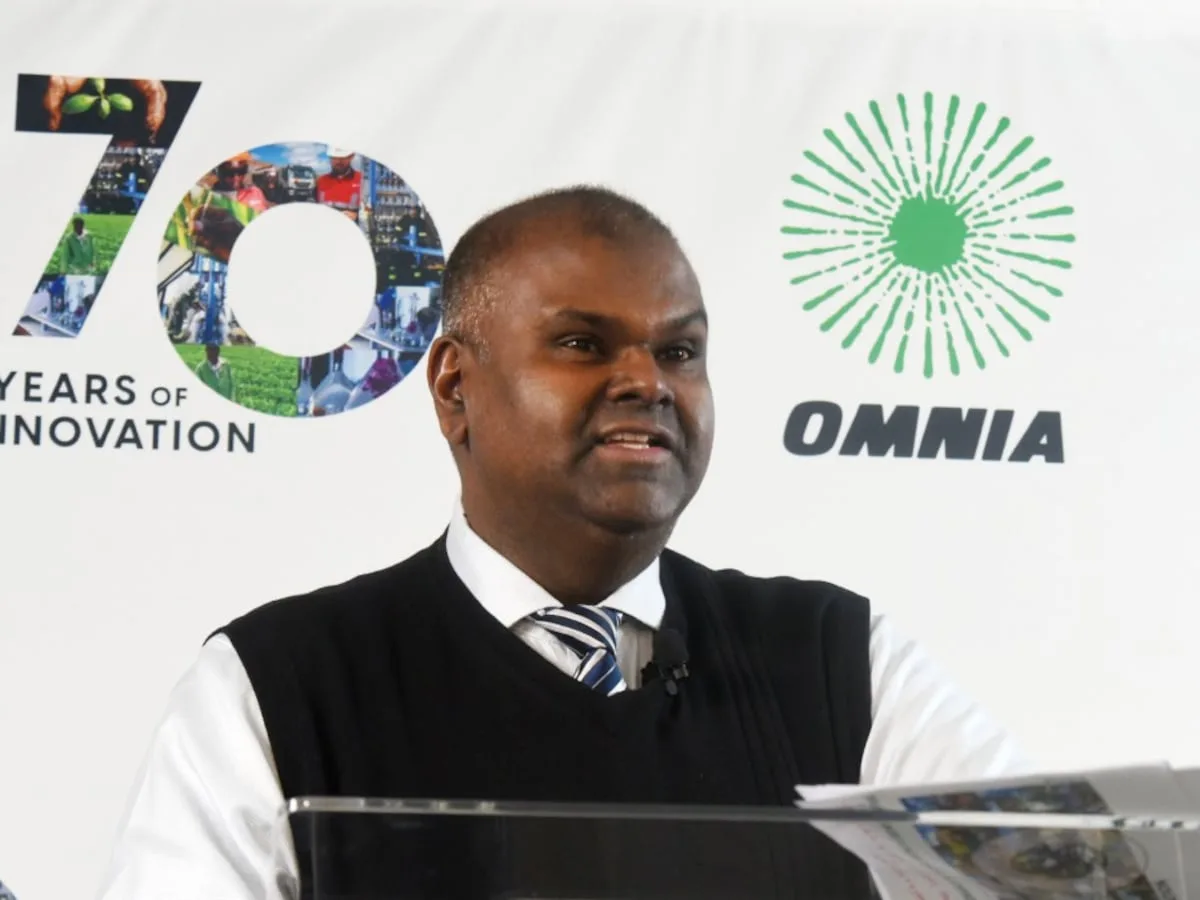 R22bn Omnia bid by Solar Industries signals confidence in South Africa: CEO