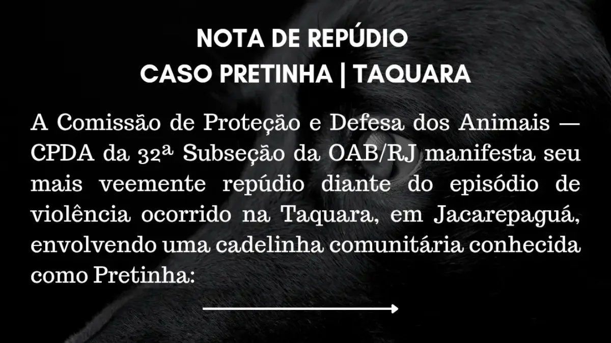 Entregador é preso após morte de cadela na Taquara; moradores dizem que animal foi agredido após correr atrás de moto