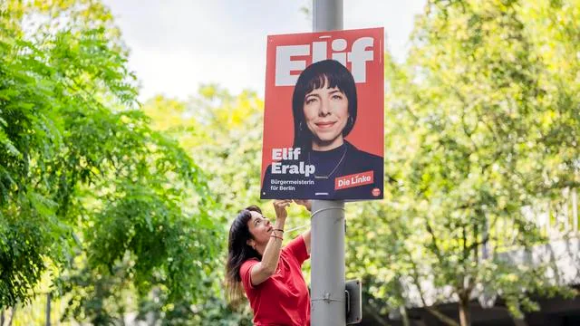 Abgeordnetenhauswahl in Berlin: Umfrage sieht Linke in Berlin klar vorn
