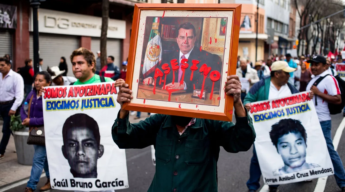 Tras reunirse con Sheinbaum, padres de los 43 de Ayotzinapa buscan reactivar investigación contra Ángel Aguirre