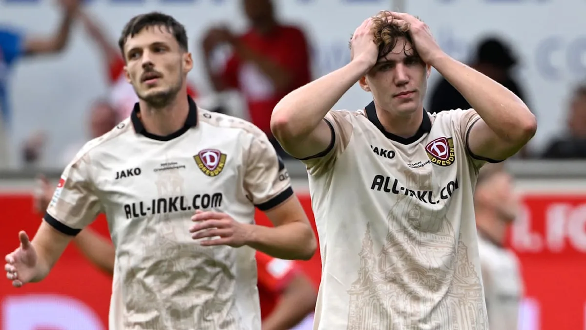 Rot, Eigentor, fünf Gegentreffer - Dynamos Horror-Halbzeit in Heidenheim