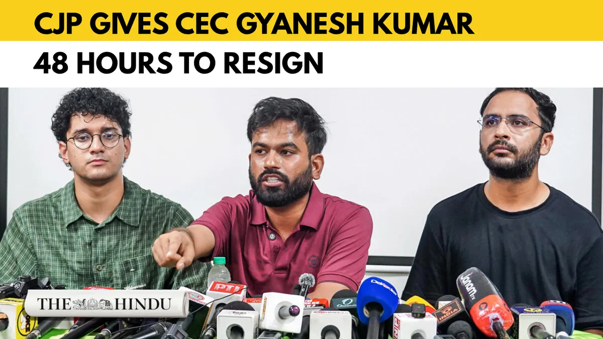 CJP threatens ‘Jantar Mantar 2.0’ if CEC Gyanesh Kumar does not resign