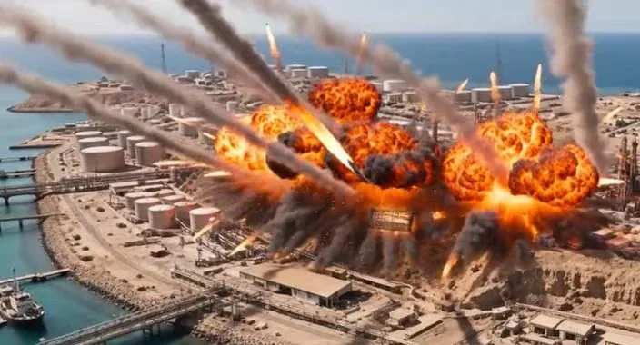 Trump celebró una supuesta destrucción de la principal terminal petrolera de Irán con video generado por IA