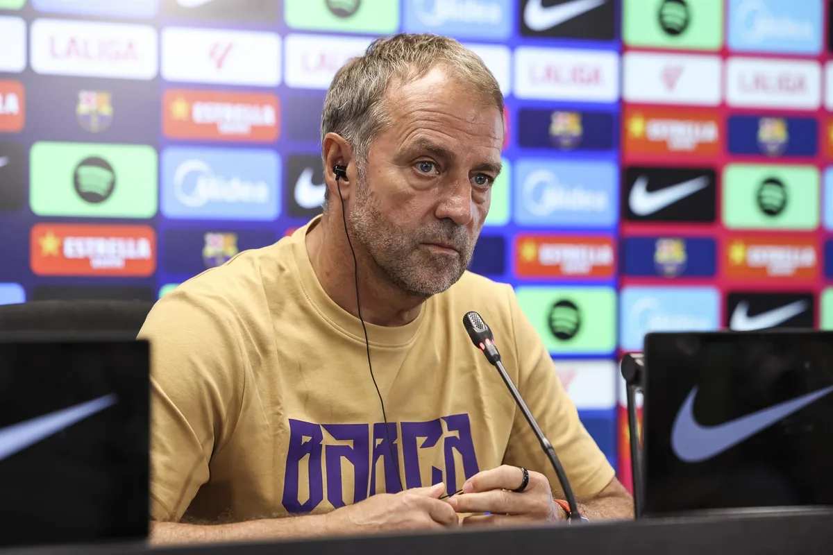 Hansi Flick: "No me preocupa que no haya llegado un '9'"