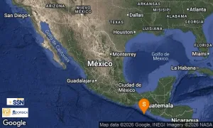 Registran sismo de 5.8 frente a las costas de Chiapas en México