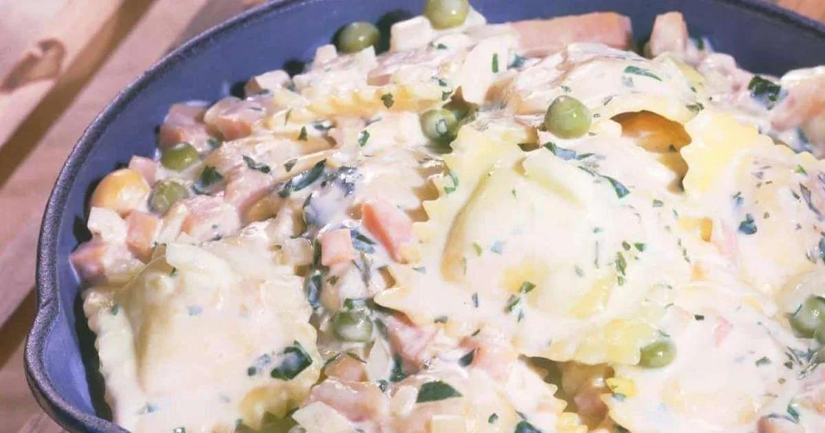 Ravioli ao molho branco: uma receita prática e deliciosa em 30 minutos