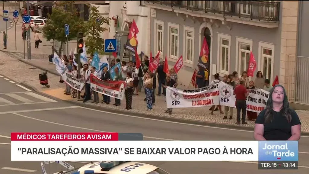 Médicos tarefeiros ameaçam com paralisação