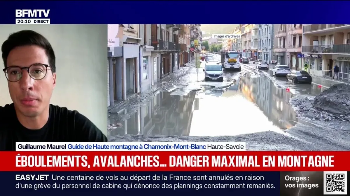 Éboulements, avalanches: les Alpes fragilisées par le changement climatique